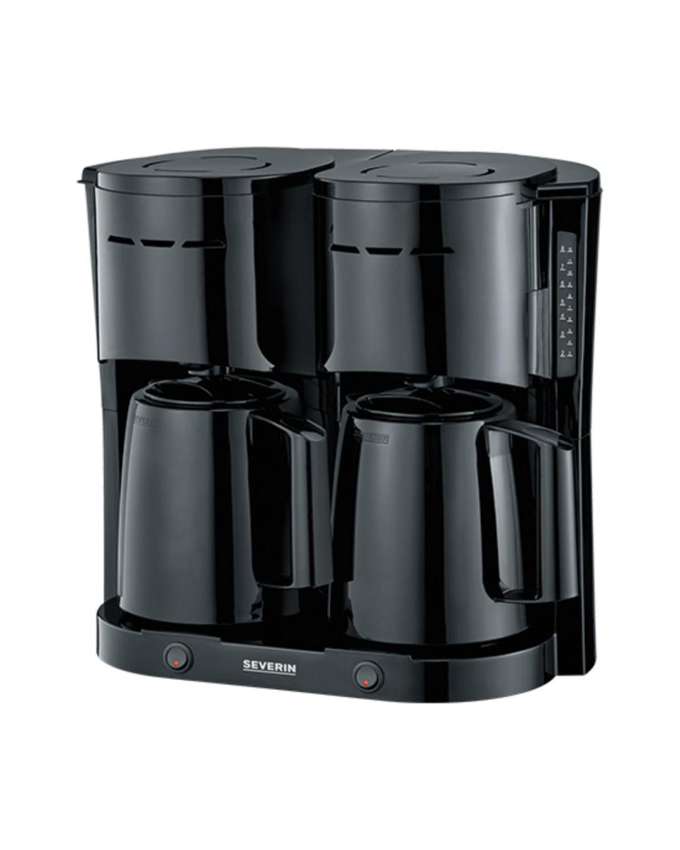 Cafetière - H 36,5 x 39,5 x 25,5 CM - 4,38 KG - 220 - 240 V - 2000 W - Plastique - Noir - 1 Litre - Severin - 910016