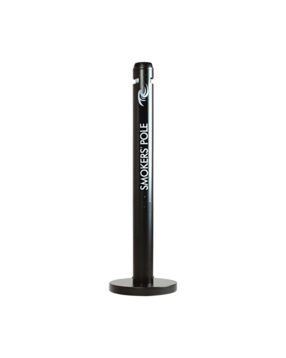 Colonne fumeur - H 107.9 CM - 9.35 KG - Ø32.4 CM - Aluminium - Noir - Rubbermaid - RM3802