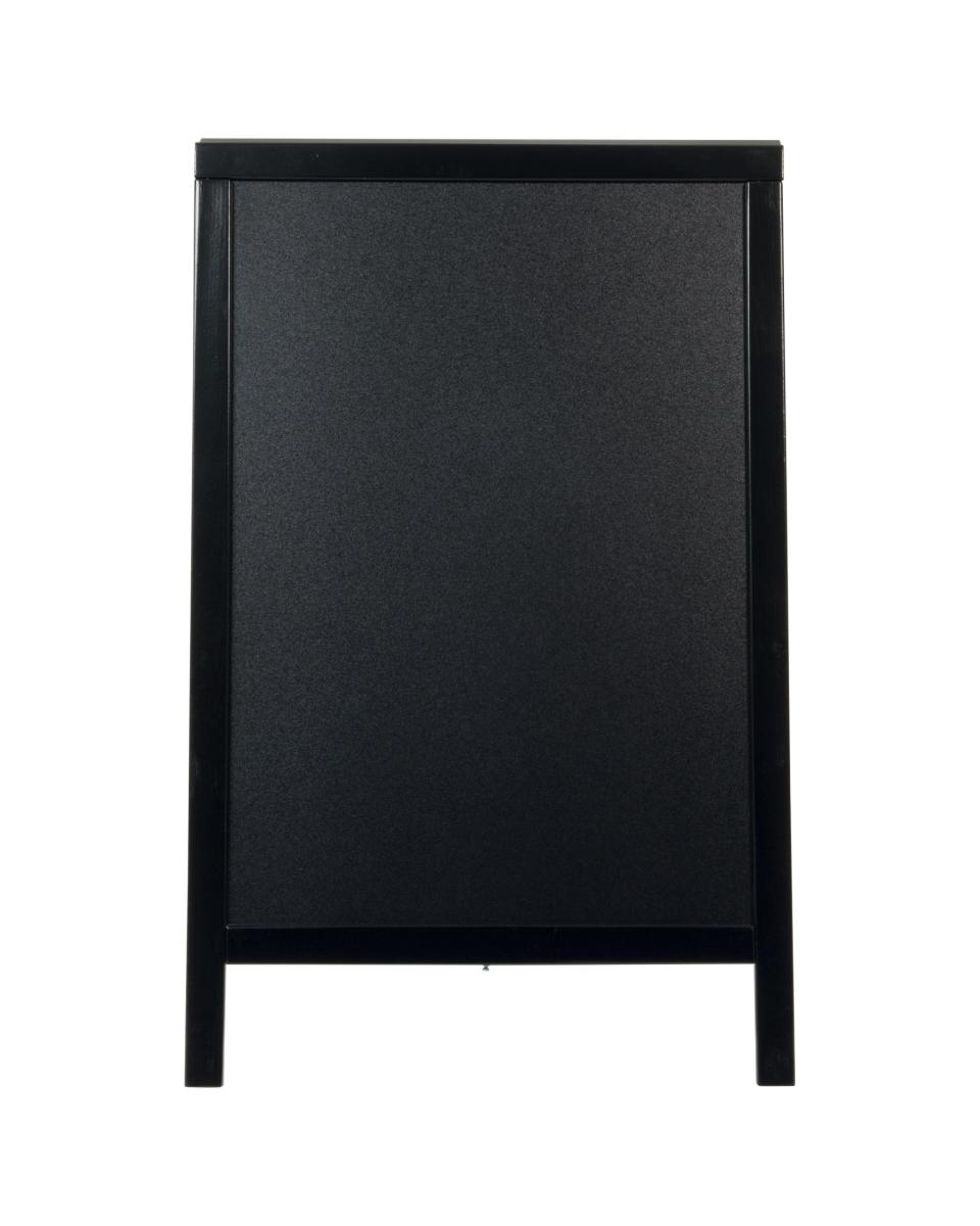 Panneau de signalisation Woody - Petit - Pin - H 85 CM - Noir - Securit