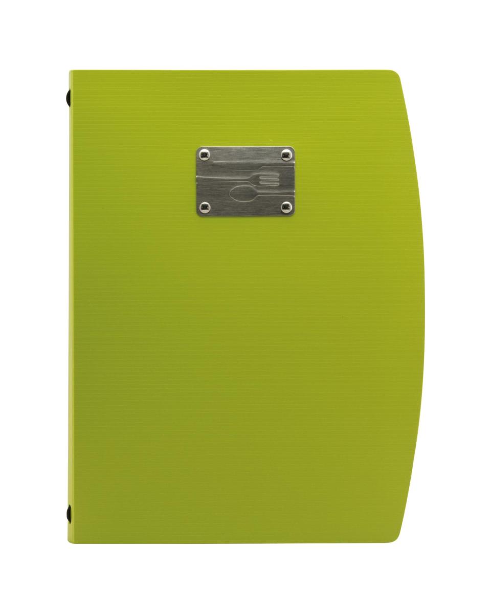 Dossier menu - Rio - 4 x A4 - H 34 x 25,5 x 1,8 CM - Vert - Securit - MC-RCA4-GR-FK
