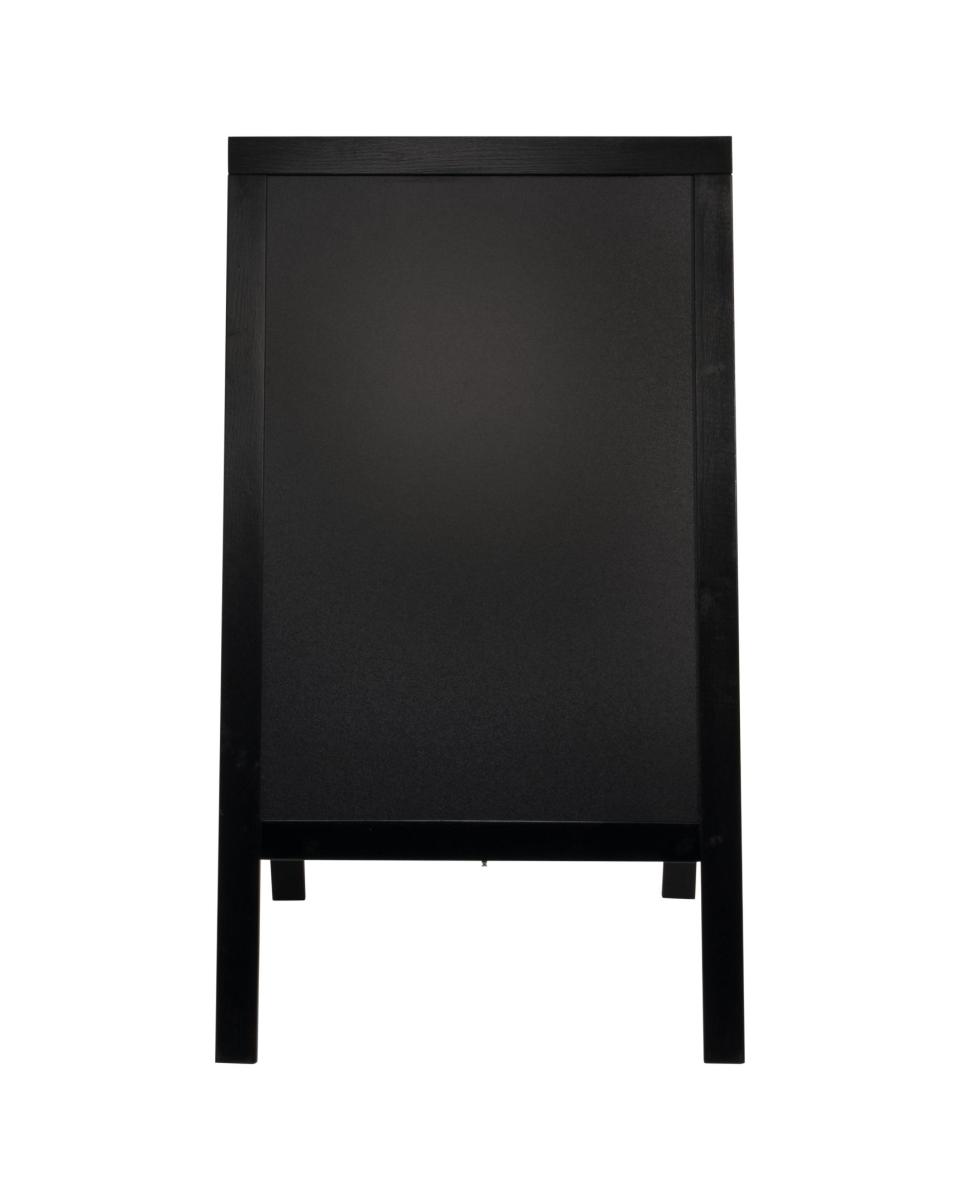 Tableau noir - Trottoir - H 129,5 x 72 x 6,5 CM - Noir - Securit - SBS-BL-120