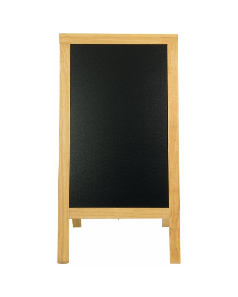 Panneau de signalisation Deluxe - Grand - Bois - H 135 CM - Naturel - Securit