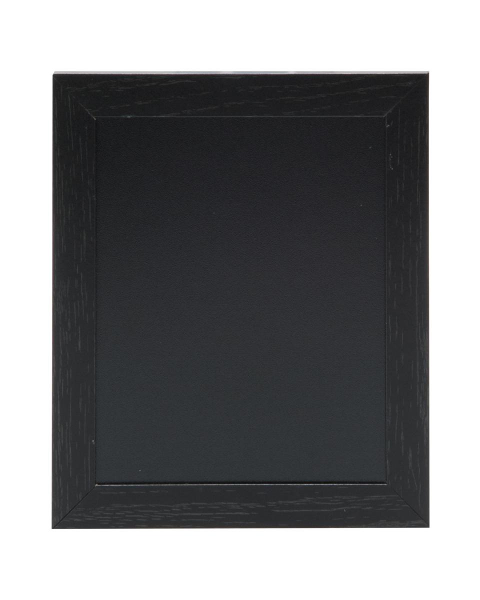 Tableau noir - Woody - Avec marqueur à craie + Kit de montage - H 24 x 20 x 1 CM - Noir - Securit - WBW-BL-20-24