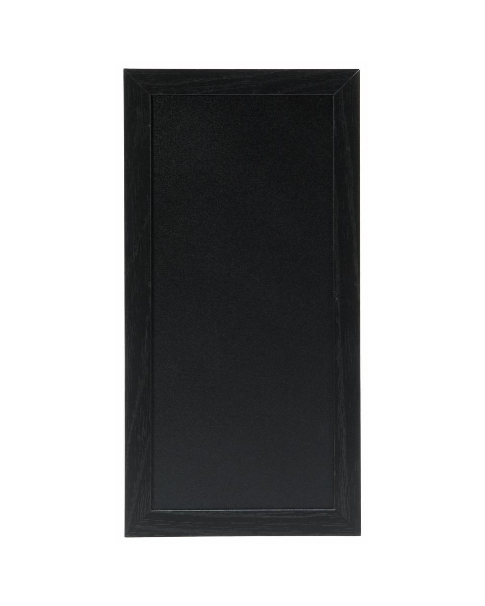 Tableau noir - Woody - Avec marqueur à craie + Kit de montage - H 40 x 20 x 1 CM - Noir - Securit - WBW-BL-20-40