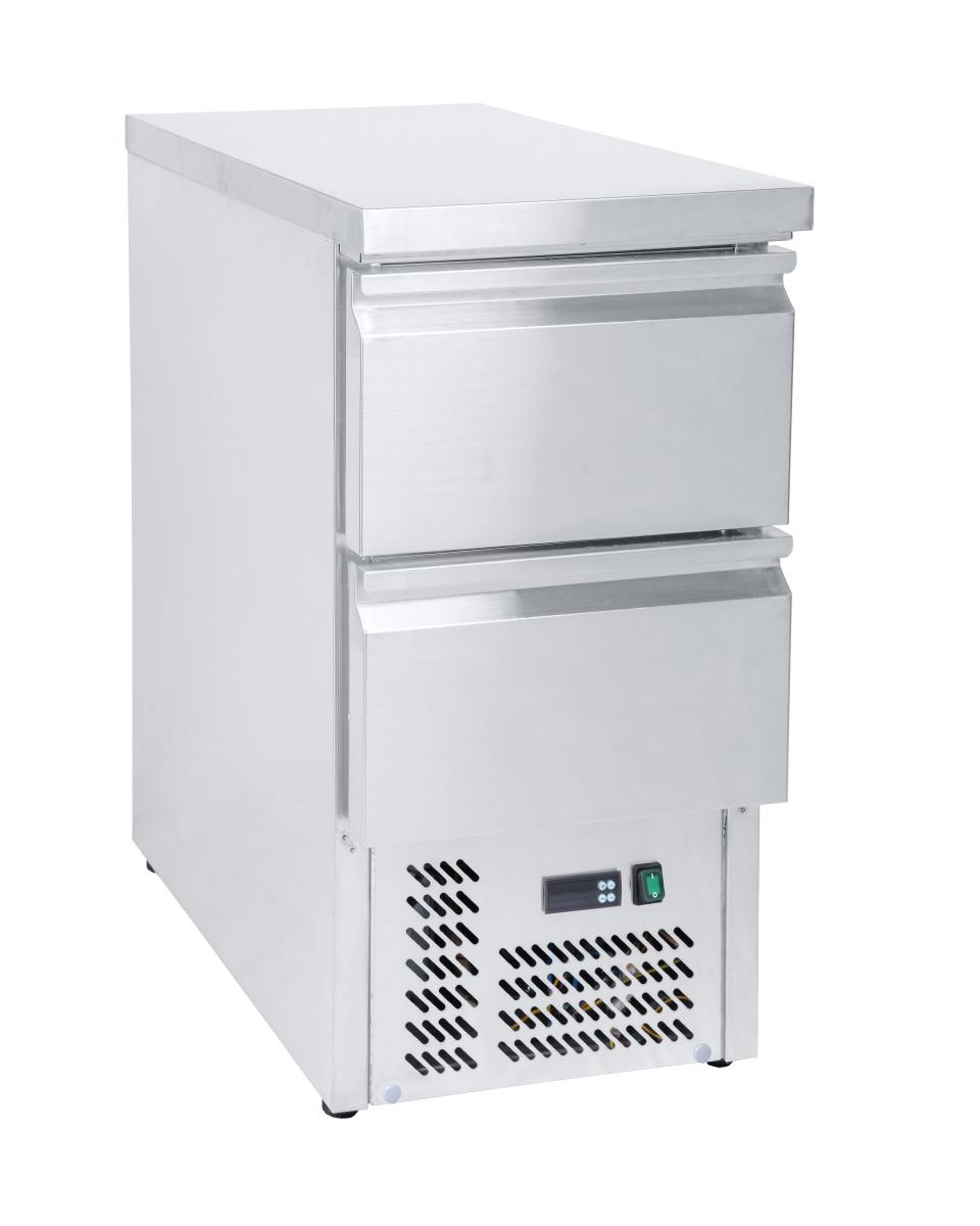 Etabli réfrigéré 2 tiroirs - Inox - 109 litres - G-Line