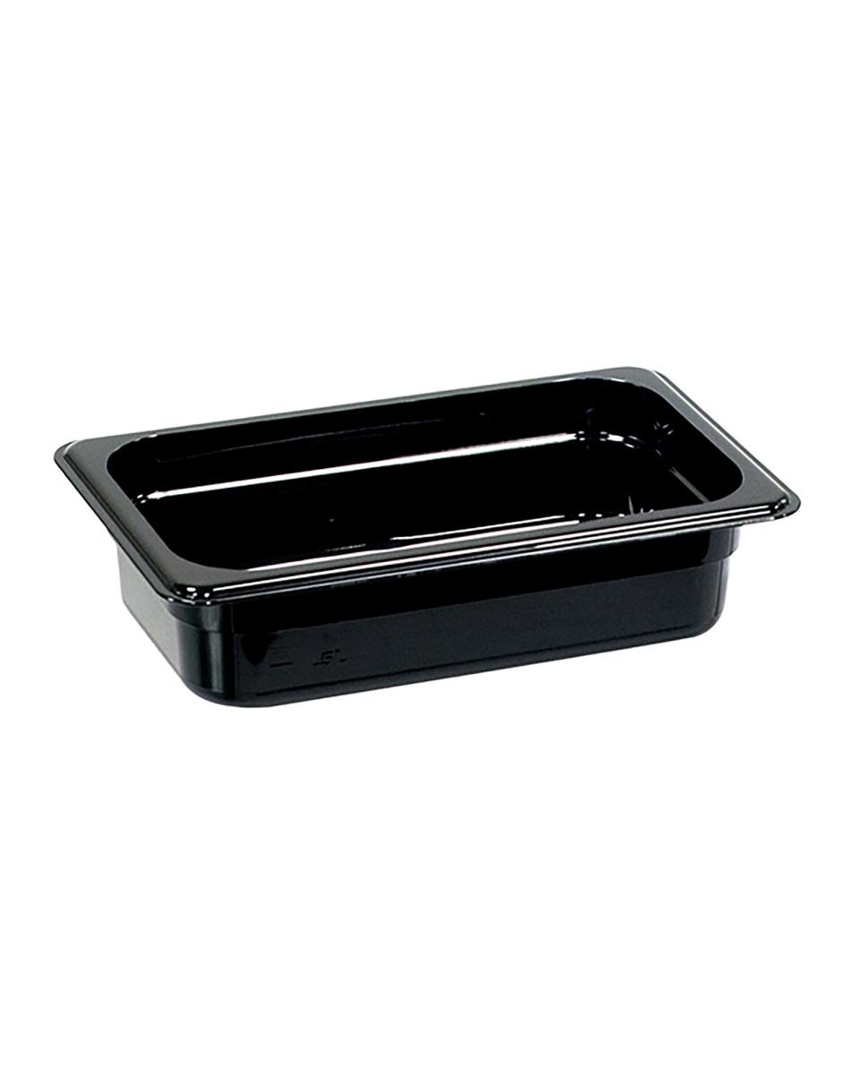 Bac gastronorme - Polycarbonate - Noir - 1/4 GN - 65 mm - G-Line