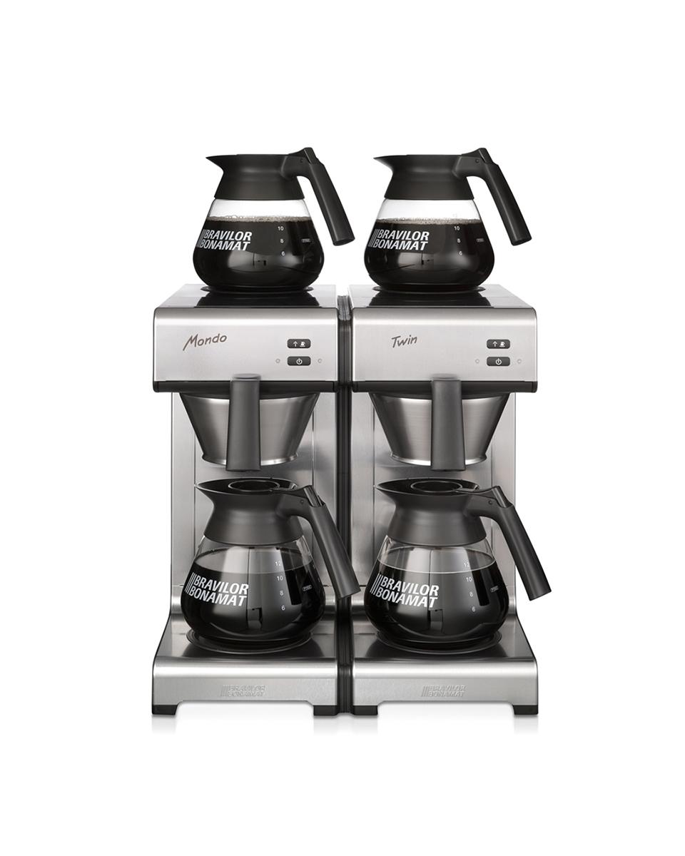 Machine à filtre rapide - Mondo Twin - 2 x 1,7 Litre - Bravilor - 52701