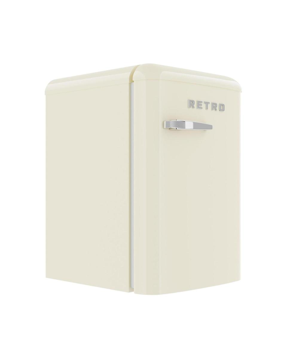 Réfrigérateur Rétro - 120 Litres - Modèle de table - Crème - G-Line