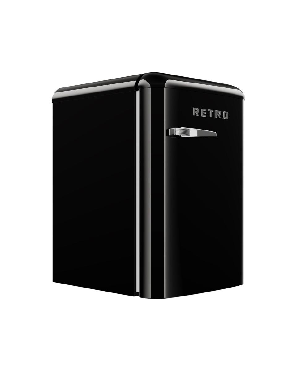 Réfrigérateur Retro - 1 porte - Modèle de table - 120 L - Noir - 230V - G-Line