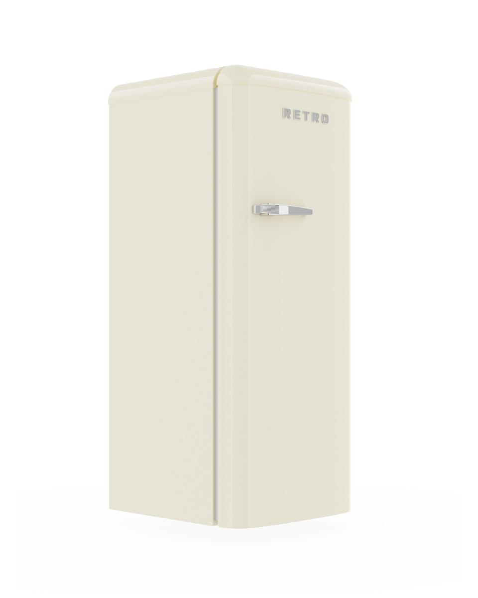 Réfrigérateur Rétro - Avec Congélateur - 194/24 Litres - Modèle Vertical - Crème - G-Line