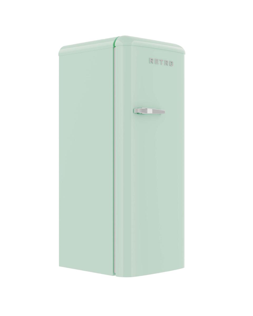 Réfrigérateur Rétro - Avec Congélateur - 194/24 Litres - Modèle Vertical - Vert Menthe - G-Line