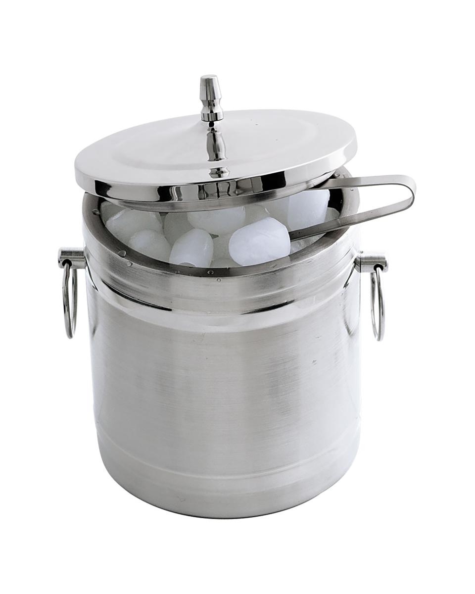 Seau à glaçons - Avec pince - 2 Litre - Ø15 CM - G-Line