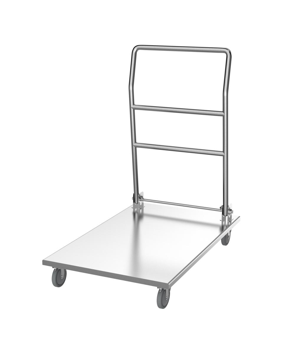 Chariot plateforme - Inox - 150 KG - Pliable - G-Line