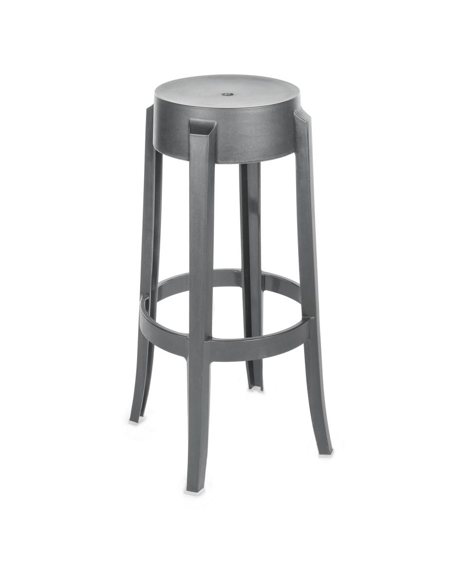 Tabouret de bar de terrasse - Cliff - Gris - Plastique - G-Line