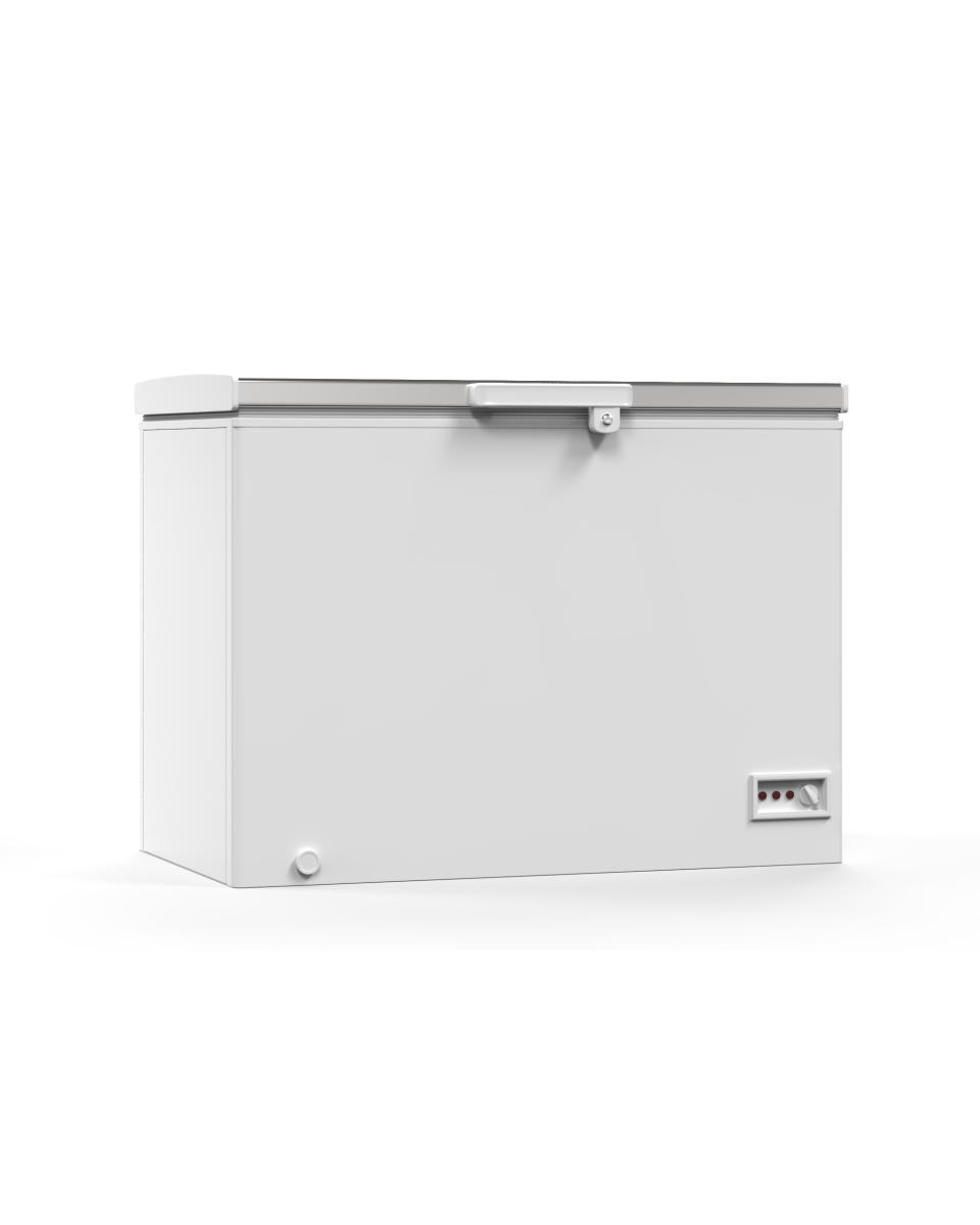 Congélateur traiteur - 300 Litres - Blanc - Couvercle inox - G-Line