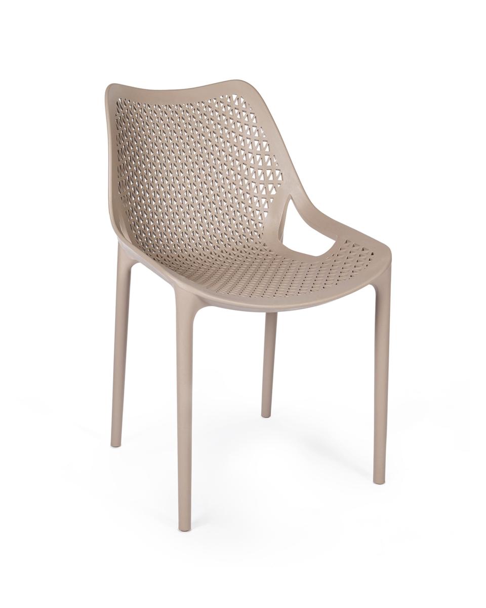 Chaise de terrasse - Bea - Taupe - Plastique - G-Line