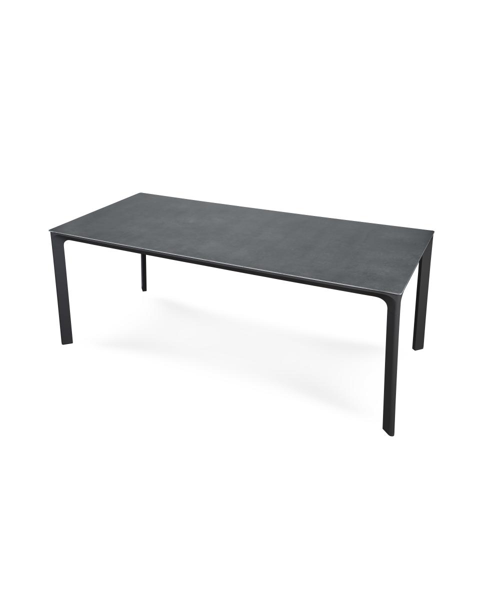 Table d'appoint Terrace - Plateau aspect granit - Structure aluminium - G-Line