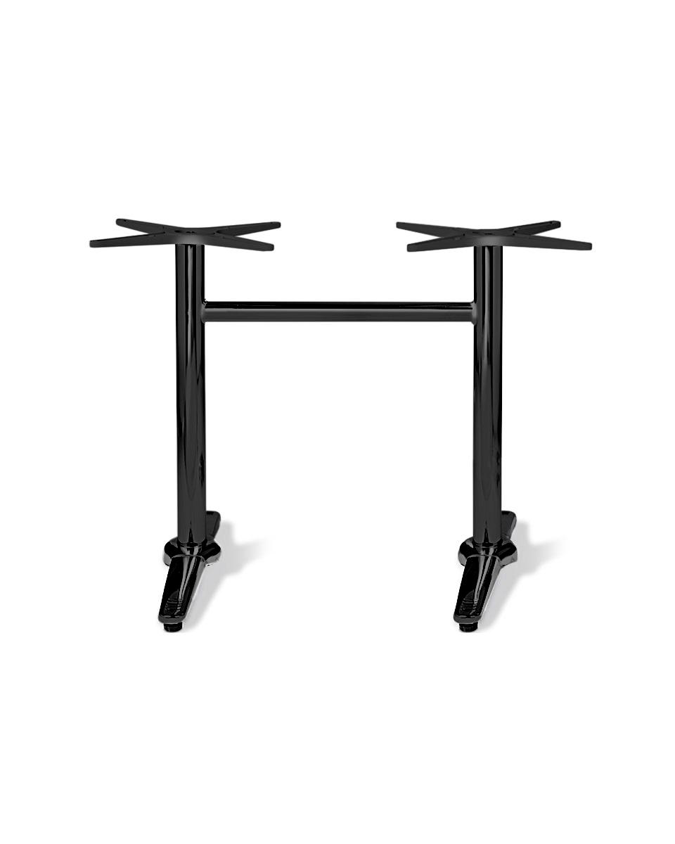 Base de table / Pied de table - 4 doigts - Roma - Large - Noir - G-Line