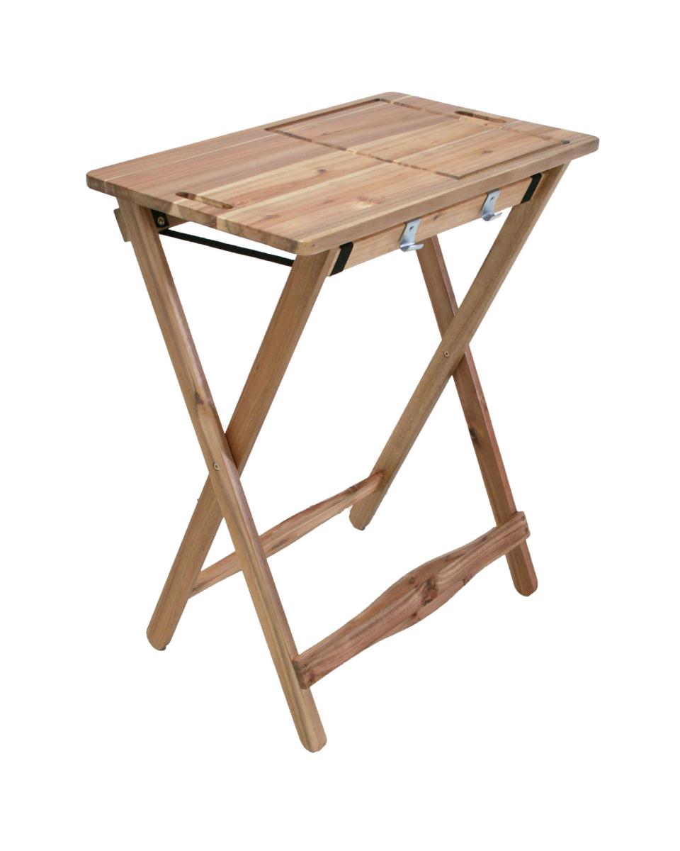 Desserte - Acacia - Pliable - H 85 x 70 x 43 CM - G-Line