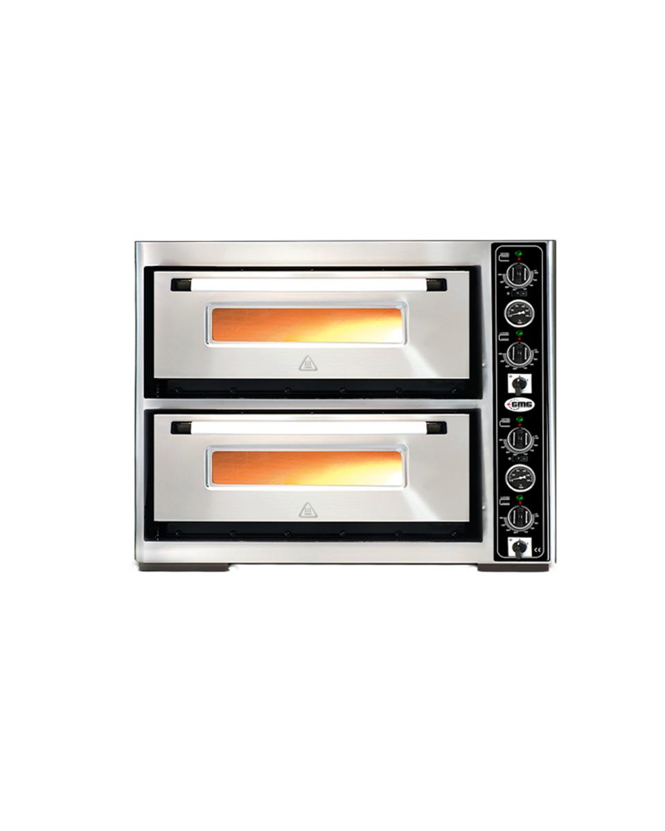 Four à pizza - Electrique - 8 x Ø34 CM - H 76 x 97 x 80 CM - 10000W - 400V - GMG - PF7070DE-T