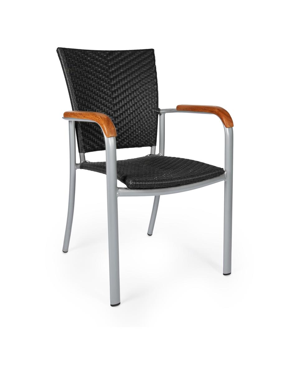 Chaise de terrasse - Baja - Mocca - Tissage à plat - G-Line