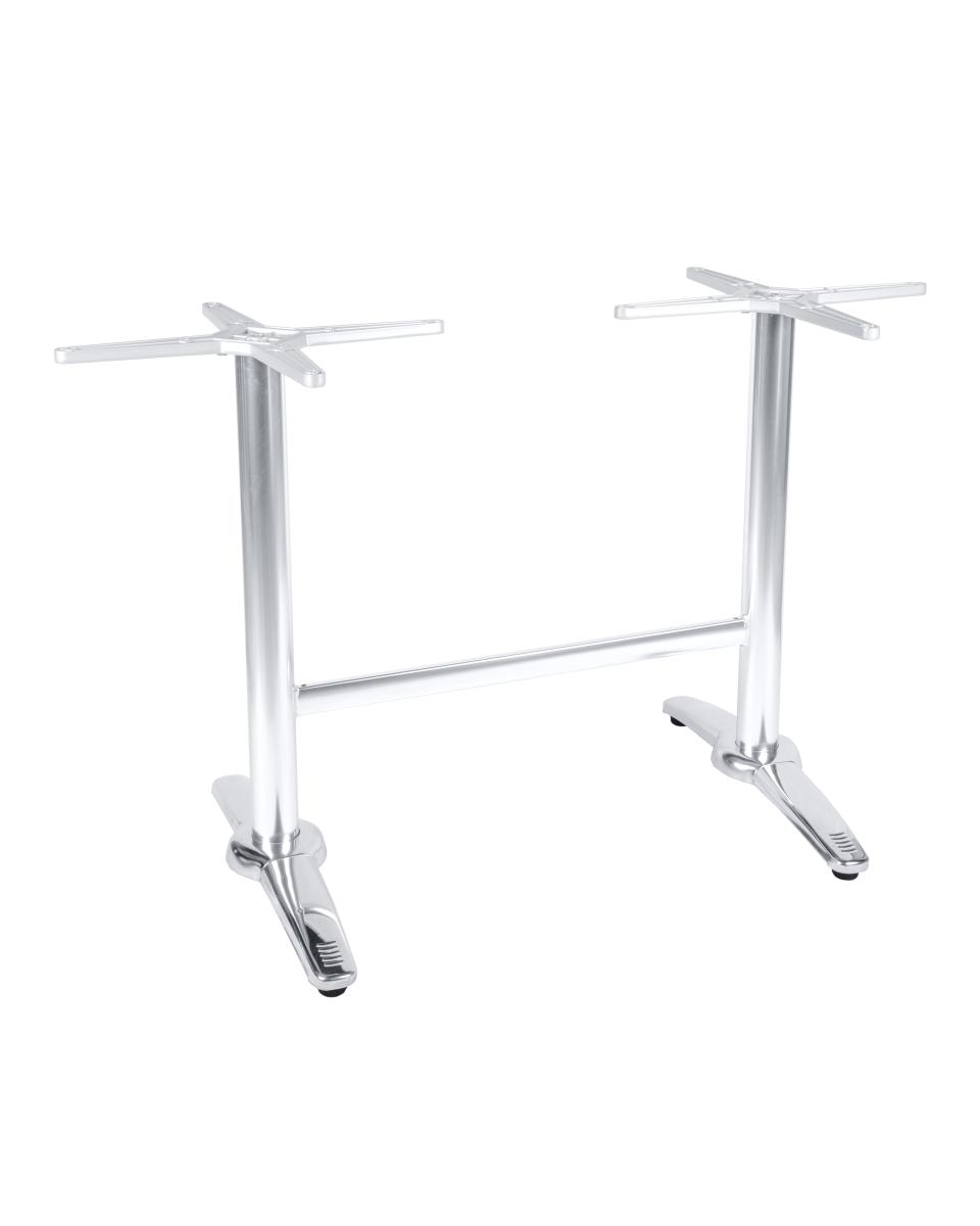 Base de table / Pied de table - 4 doigts - Roma - Large - Chromé - G-Line