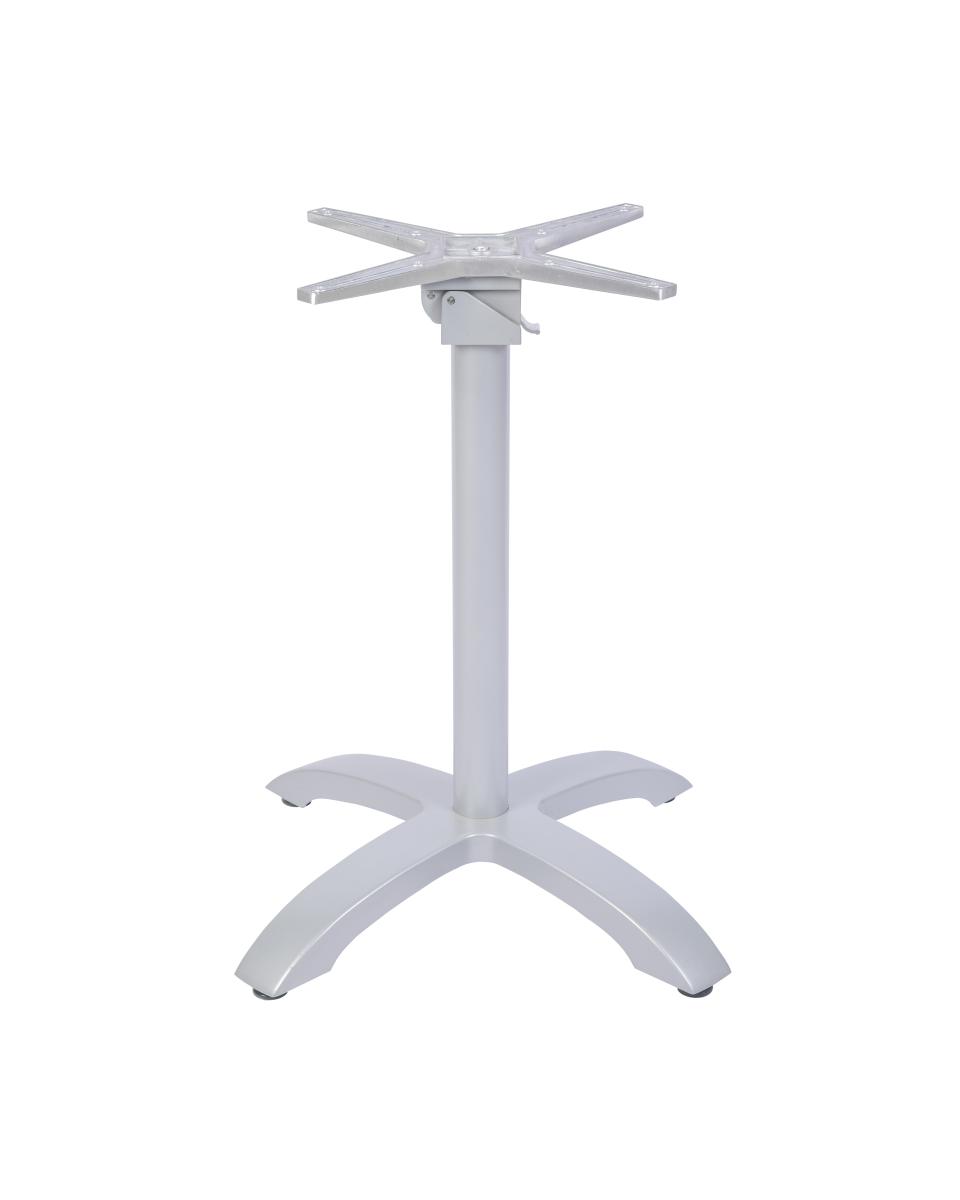 Base de table / Pied de table - Avilia - 4 doigts - Argent - G-Line