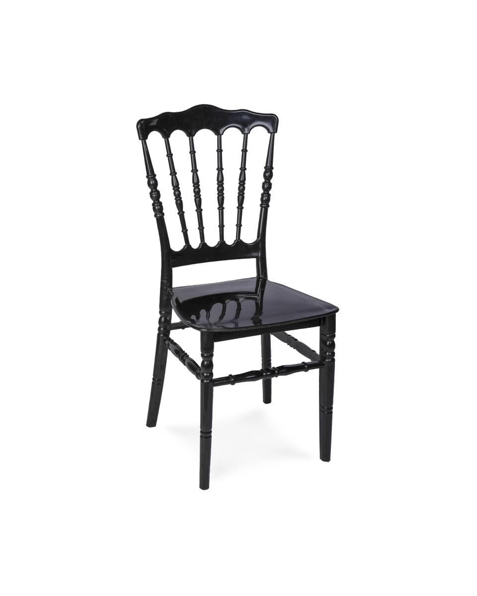 Chaise de restauration - Napoléon - Noir - G-Line