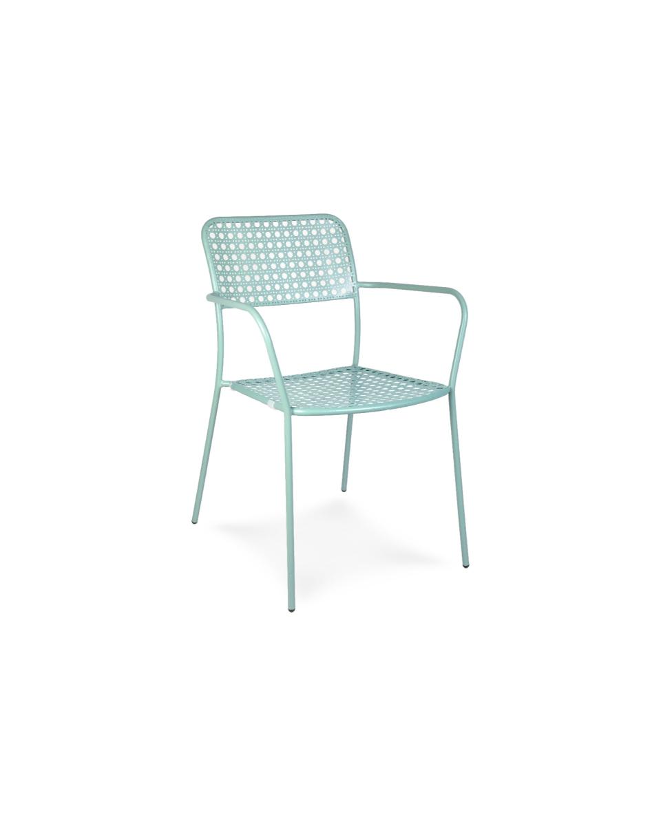 Chaise de terrasse Toscane - Acier vert - G-Line