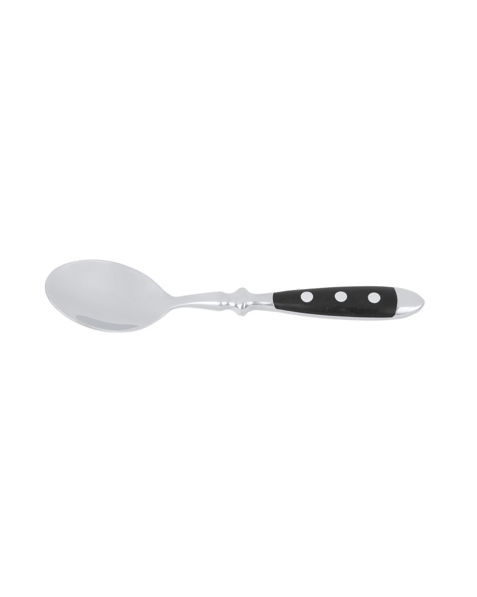 Cuillère à café - 15 CM - Manche Noir - Bistro - G-Tableware - 6 pièces - G-line