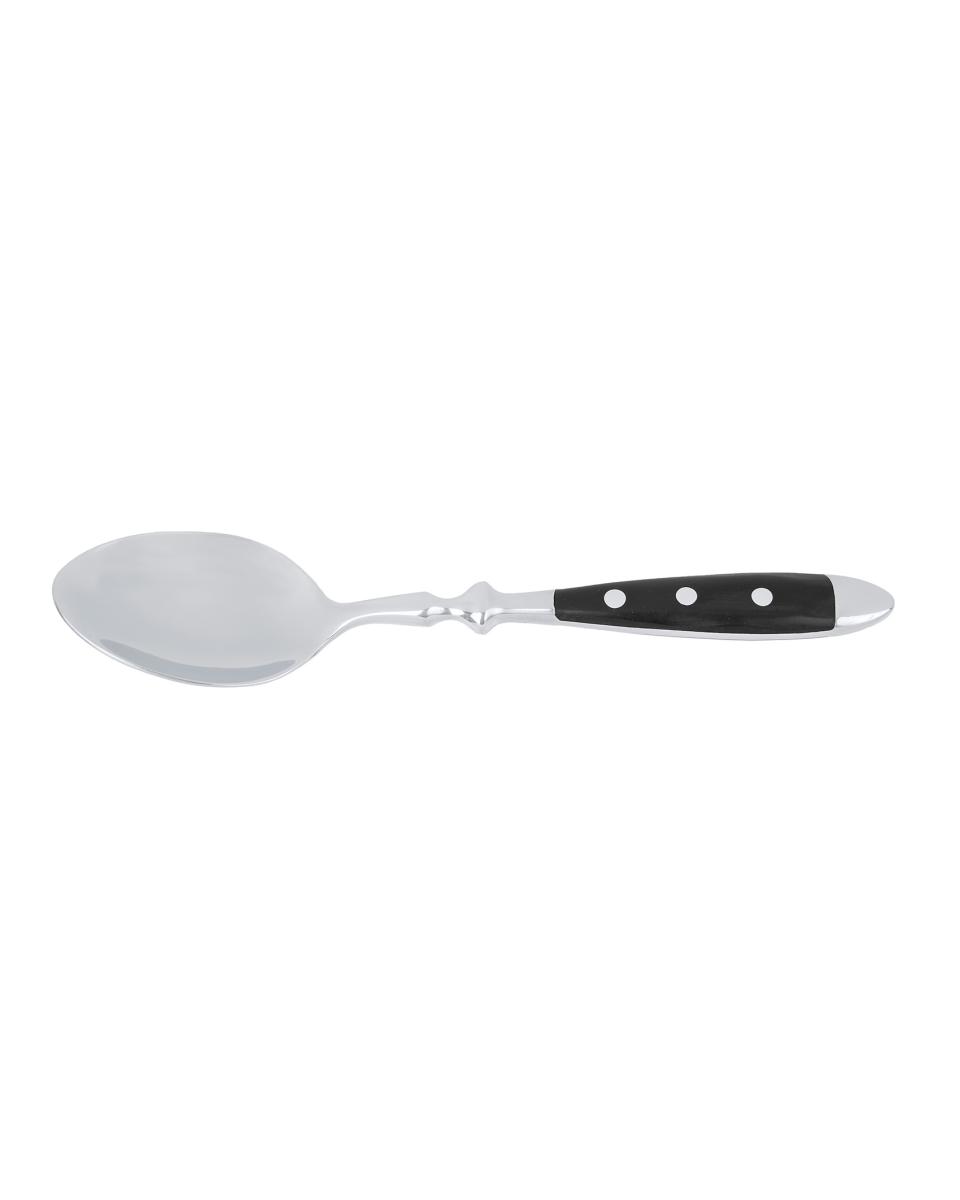 Cuillère de table - 20,2 CM - Manche Noir - Bistro - G-Tableware - 6 pièces - G-line