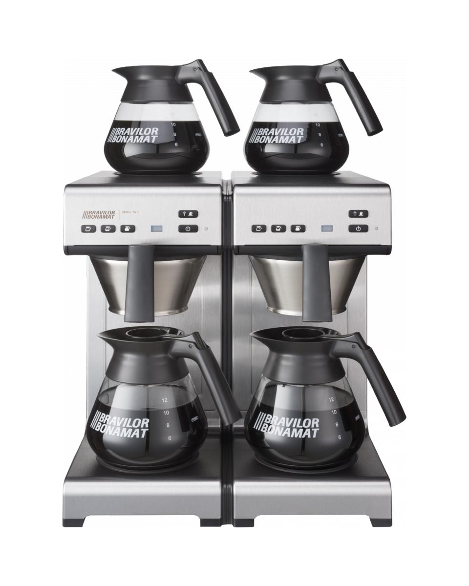 Cafetière Matic Twin - Café moulu - Digital - 400V - Bravilor