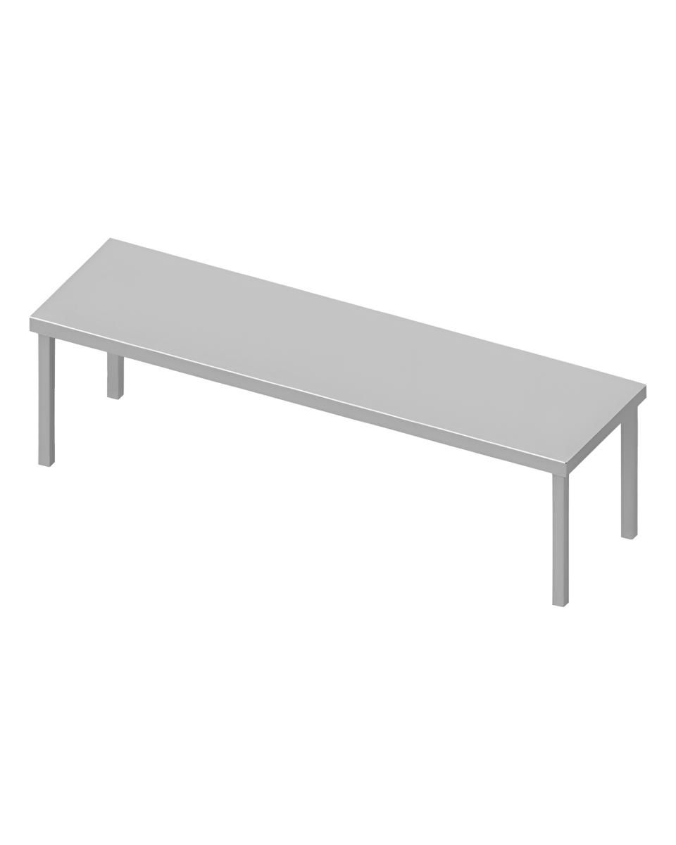 Étagère en inox - 1 niveau - Soudé entièrement - G-Line