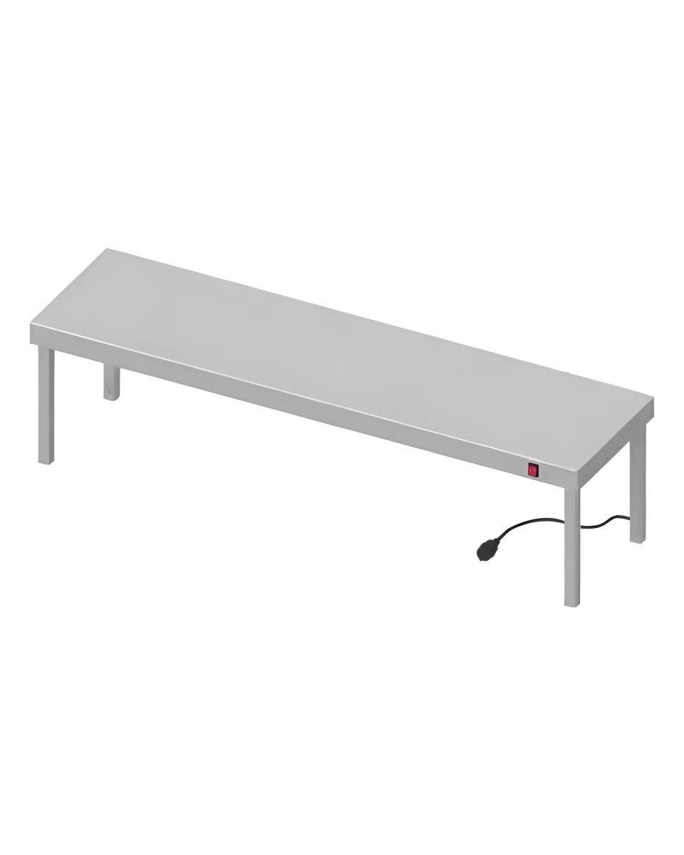 Étagère en inox - Chauffant - 1 niveau - Soudé entièrement - 230 V - G-Line