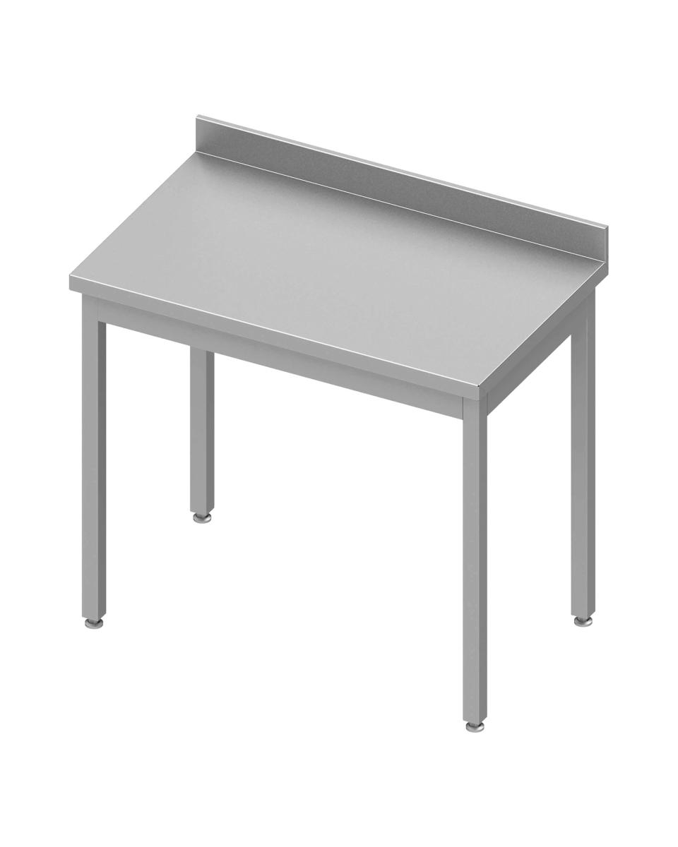 Table de travail en inox - Sans barre de liaison - Rebord relevé 10 cm - G-Line