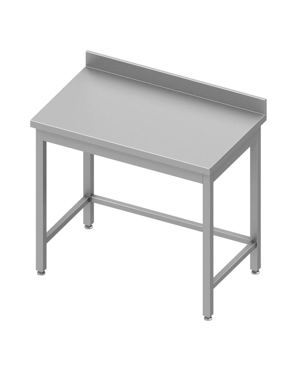 Table de travail en inox - Sans étagère inférieure - Rebord relevé 10 cm - G-Line