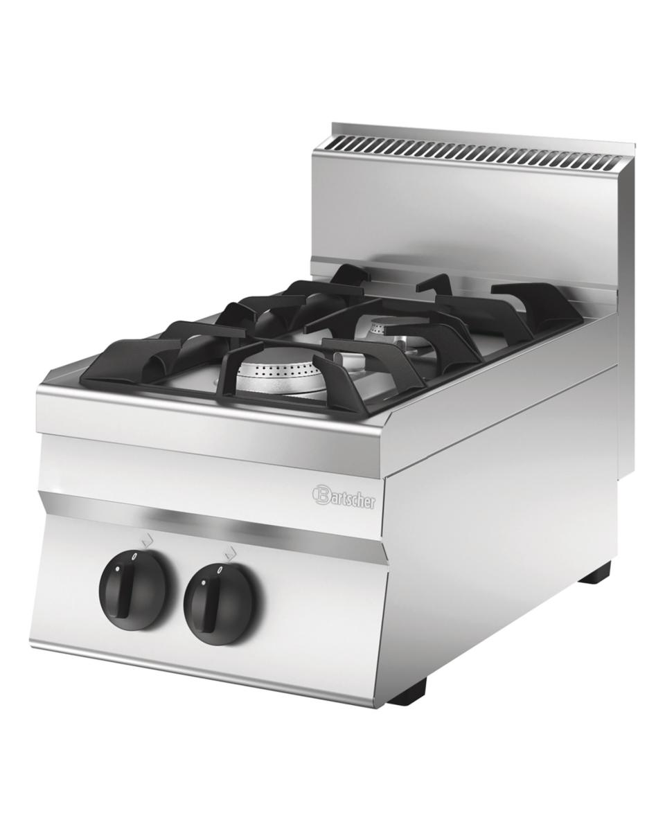 Gasfornuis 650 - TA - 2 Pitten - Bartscher