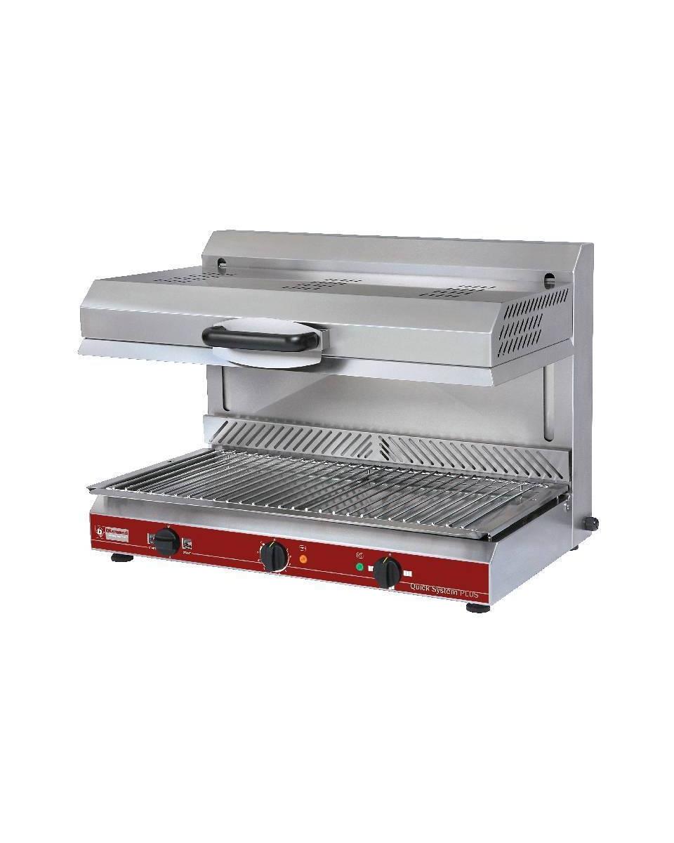 Grill salamandre - Ajustable - Céramique - 4,5kW - Diamant - SA/80VC-SW