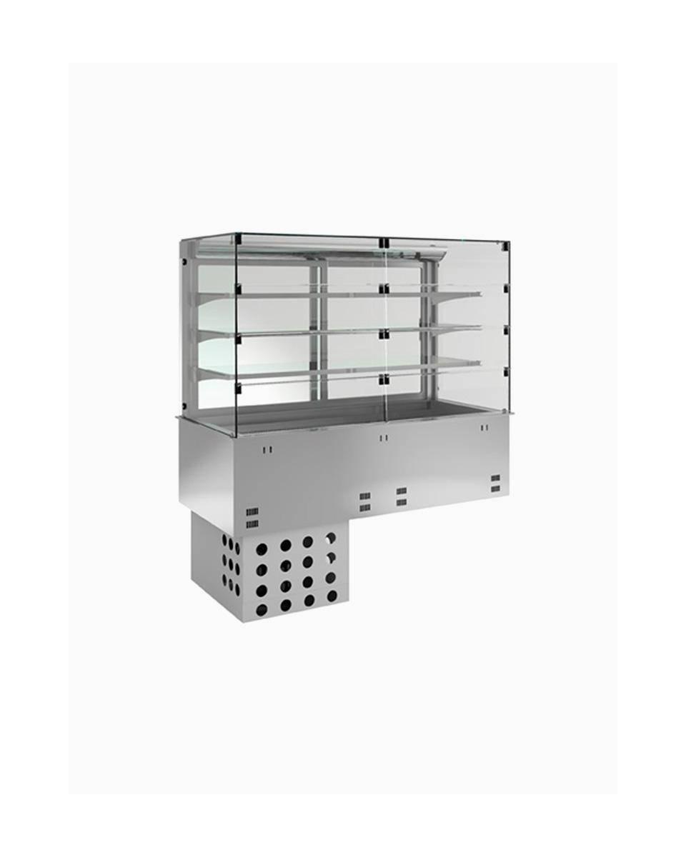 Vitrine - Modèle Mural - Avec bac - 3 Niveaux - Réfrigérée - Ventilée - 4 x 1/1 GN - Diamant - DPA/CCVA315