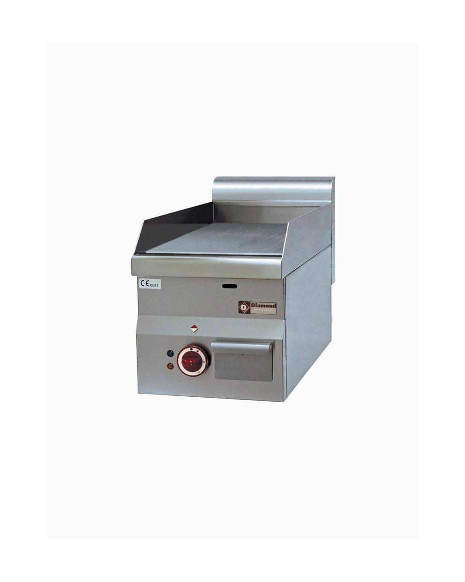 Plancha - Électrique - Lisse - Chromée - 30 CM - Diamant - E60/PLCD3T