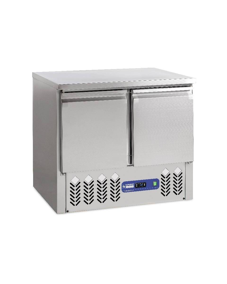 Etabli réfrigéré - 2 portes - 240 Litres - H 89 x 90 x 70 CM - Moteur dessous - Diamant - SA2/R6