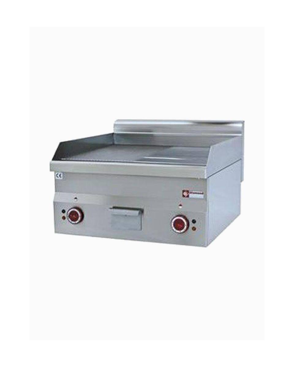 Plancha - Électrique - Lisse / Striée - Chromée - 60 CM - Diamant - E60/PMCD6T
