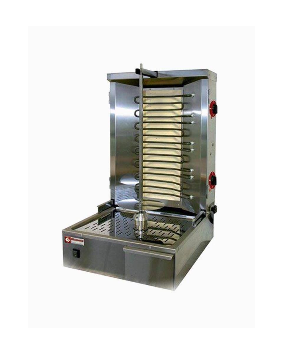 Gril gyros - Electrique - 35 KG - 5.8kW - Diamant - KEB-E60