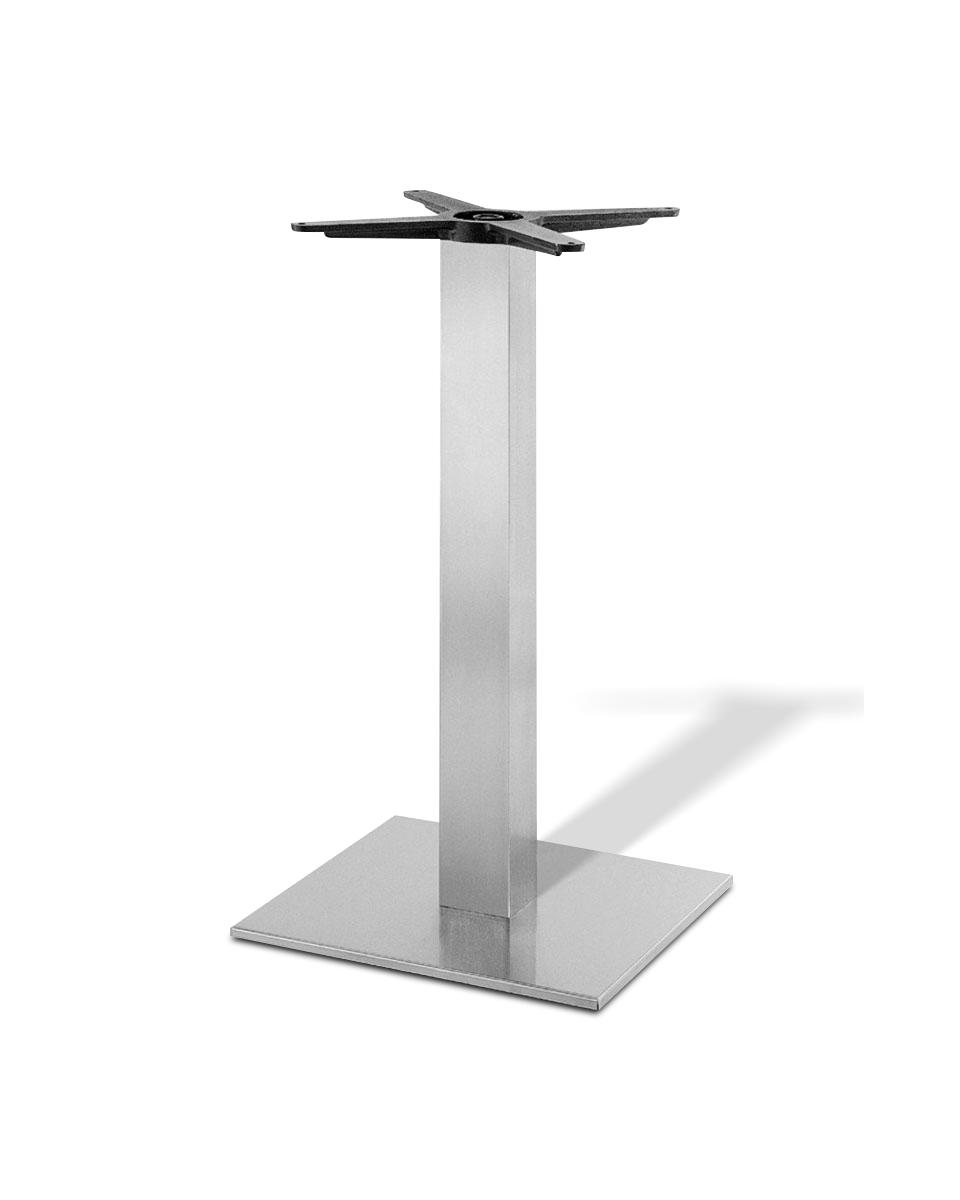 Base de Table / Pied de Table - Acier Inoxydable - Carré - G-Line