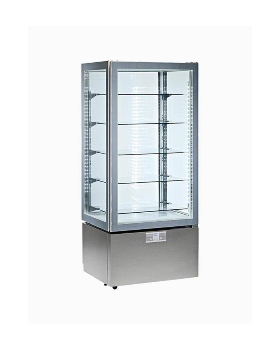 Vitrine réfrigérée - 490 Litres - 5 Niveaux - Inox - Diamant - MAX/50AV