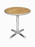 Table - Pliable - Ø 60 x H 72 x 60 CM - Aluminium/Frêne - Bolero - U424 U424 €129.99 Tables de restauration