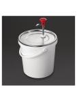 Distributeur de sauce - 10 Litres - Ø 27,5 x H 40 CM - Inox/Polypropylène - Schneider - DA363 DA363 €134.39 Bouteilles à presser