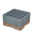 Panier lave-vaisselle - 25 compartiments - Beige - H 26,7 x 50 x 50 CM - Polypropylène - Cambro - DE790 DE790 €91.21 Paniers à vaisselle pour les verres à bec