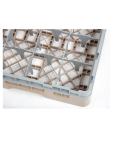 Panier lave-vaisselle - 16 compartiments - Beige - H 14,3 x 50 x 50 CM - Polypropylène - Cambro - DW550 DW550 €49.93 Paniers à vaisselle pour les verres à bec