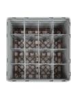 Panier lave-vaisselle - 16 compartiments - Beige - H 30,8 x 50 x 50 CM - Polypropylène - Cambro - DW552 DW552 €104.45 Paniers à vaisselle pour les verres à bec